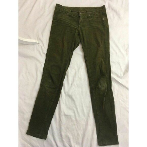 Car Mar LF Olive Green Corduroy Skinny pants - Picture 3 of 8